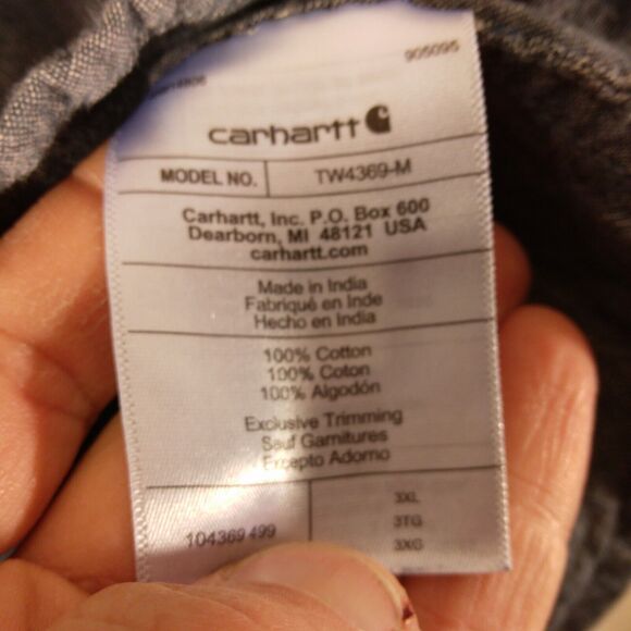Carhartt Gray Casual Button Down Shirt - Picture 7 of 7